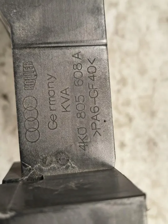 Glissière de pare-chocs avant droite Audi RS6 A7 RS7 4K0805608A image 3