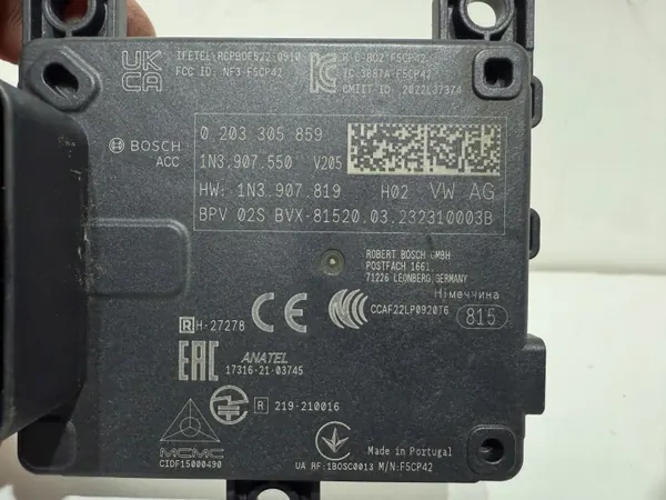 OEM 1N3907819 Radar ACC Distronic VW Tiguan III:lle image 3