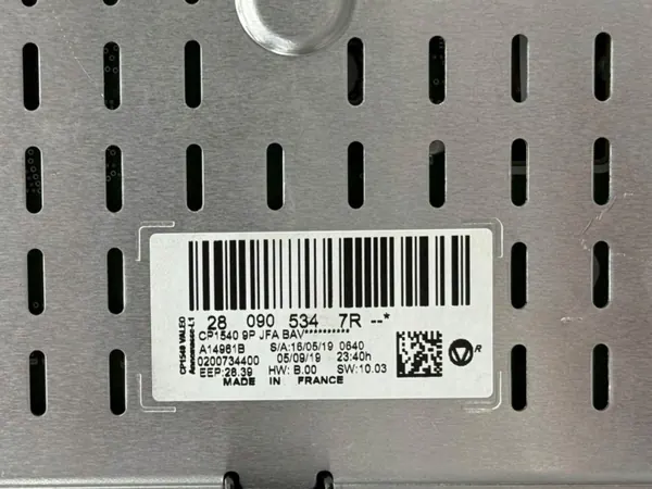 Renault OEM 280905347R Radionäyttö Grand Scenicille image 7