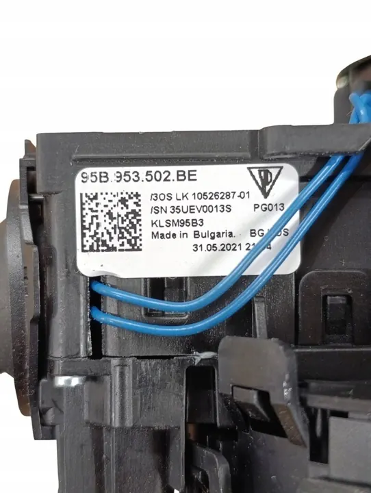 Porsche Macan 2019 Indicator/Wisser Schakelaar OEM 95B953568H image 8