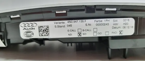 Lampe d'habitacle OLED OEM 4N0947135F 1PH Audi A8 D5 image 9