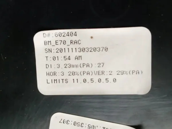 BMW X5 E70 X6 E71 Oikea Peili-Insertti Fotokrom OE image 5
