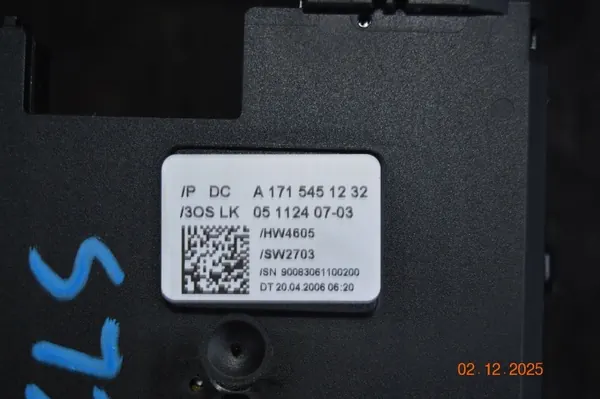 Mercedes-Benz OE A1715451232 Lenkwinkelsensor image 7