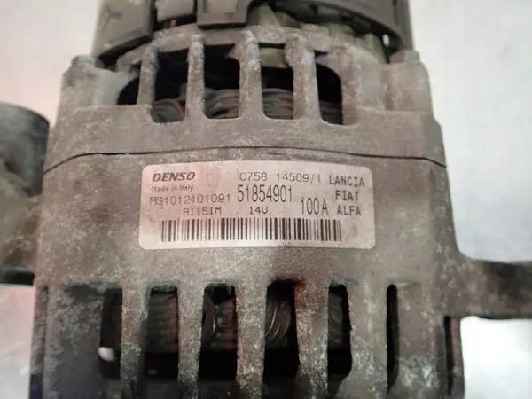Generaattori Fiat Doblo Alfa Lancia 1.9 JTD 100A OEM 51854901 image 8