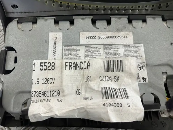 Coussin genou Lancia Delta III OEM 07354611210 image 10