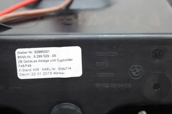 OEM bt-cars-33319 Cendrier BMW X1 F48 Console image 6