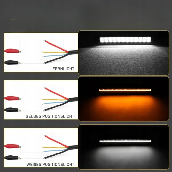 Faro de trabalho LED de 22 polegadas de dupla fila 12000 lm image 4