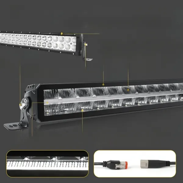 Faro de trabalho LED de 22 polegadas de dupla fila 12000 lm image 5
