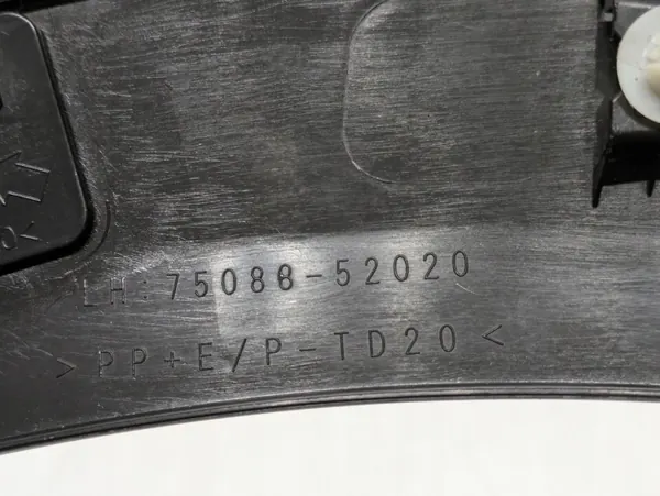 Vänster Bakdörrlist Lexus LBX OEM 75088-52020 image 10