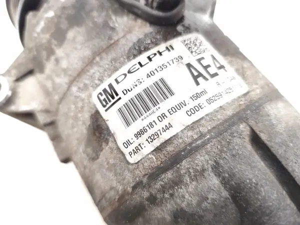 A/C Kompressori Vauxhall Astra 1.9 CDTI Diesel 2009 OEM image 7