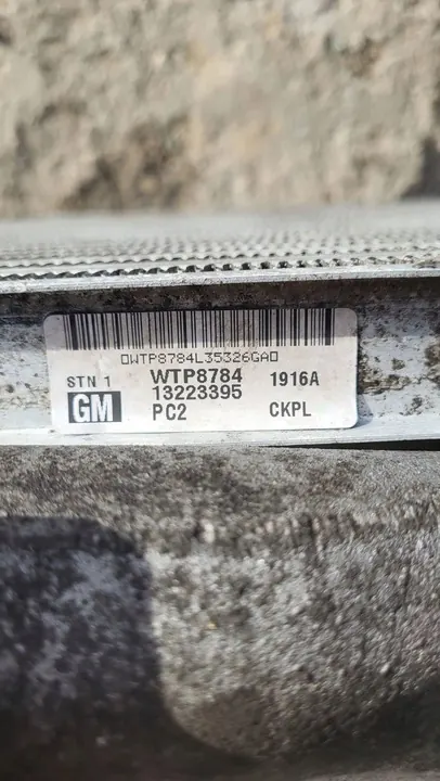 Radiatore Intercooler OPEL ZAFIRA B 1.9L diesel 2007 13223395 image 7