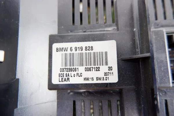 Interruptor de luzes BMW E46 OEM 6919828 preto image 5