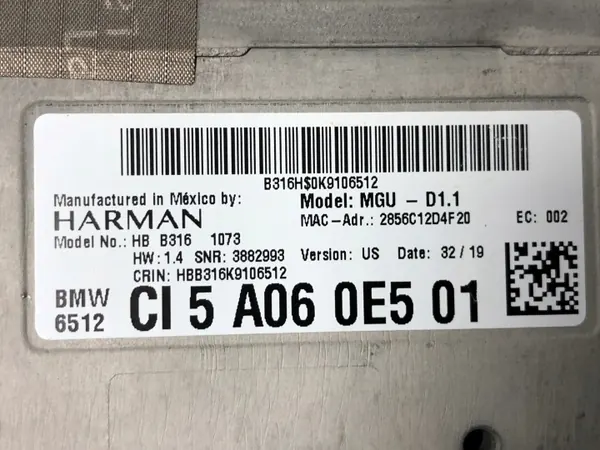 BMW 3 G20 päälaite OEM 65125A36379 2019- image 6
