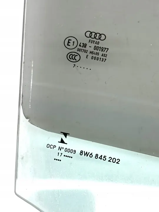 Audi A5 8W Coupé Rechte Scheibe OEM 8W6845202 image 4