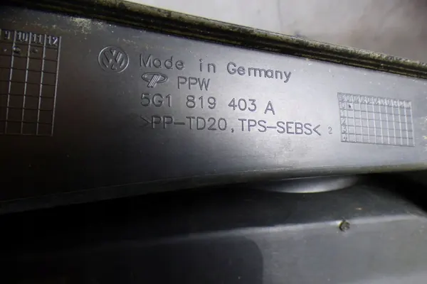 Para-brisa superior esquerdo Golf VII Volkswagen OEM 5G1819403A image 4