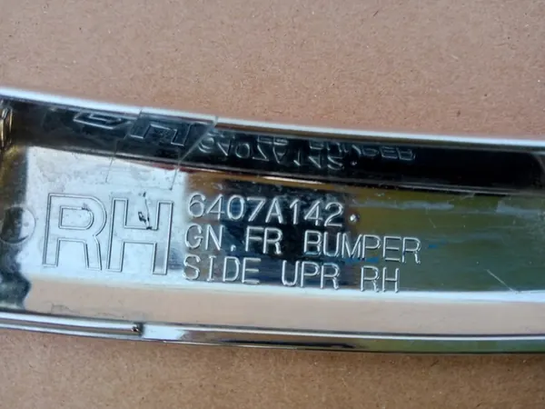 Bumper avant chrome droit Mitsubishi Outlander III OEM image 4