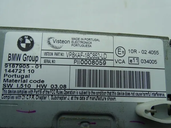 BMW CD-Wechsler OEM 9187905 für 5er E60/E61 image 6