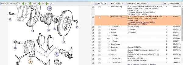 Oikea etujarrusatula Saab 9-3 (YS3F) 93185750 image 5