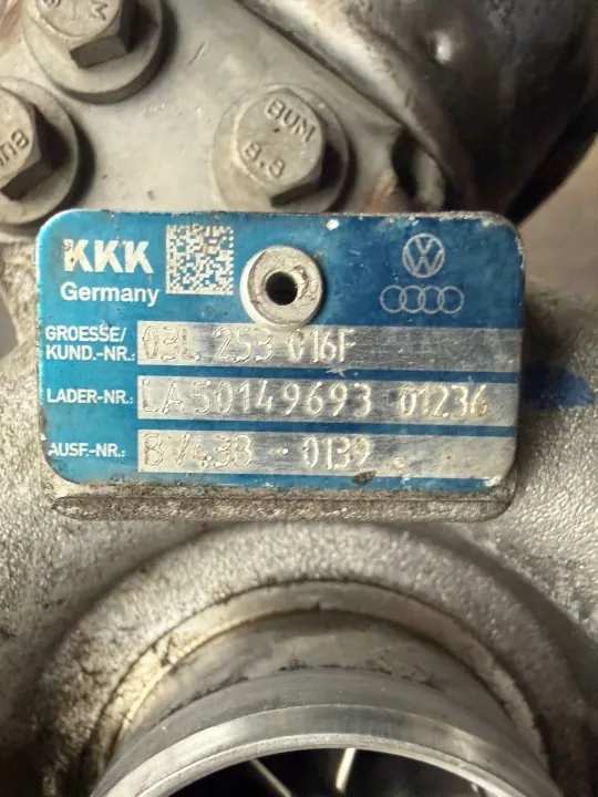 Turbocompressor OEM 03L253016F para VW 2.0 TDI image 3