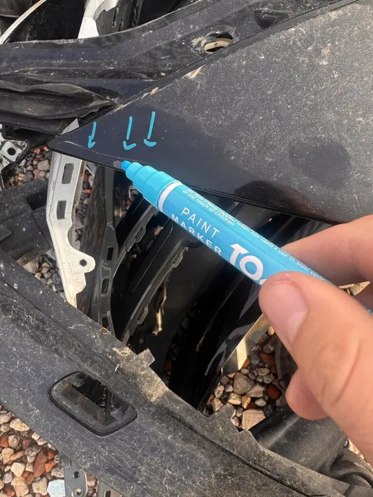 Parafango Anteriore Sinistro BMW X5 E70 LCI 10- image 3