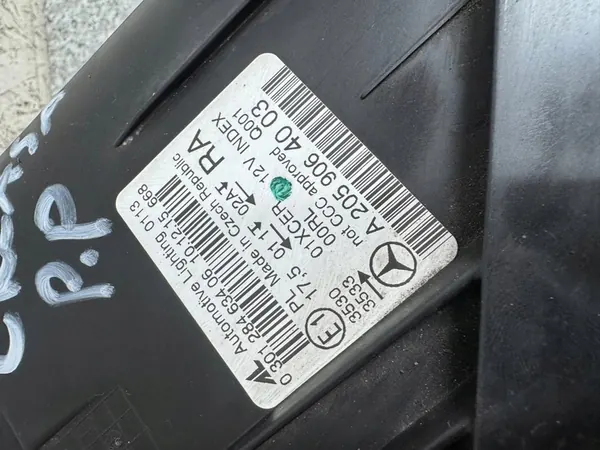 Rechter Voorlamp Mercedes C-Klasse W205 2014-2021 A 205 906 40 03 image 9