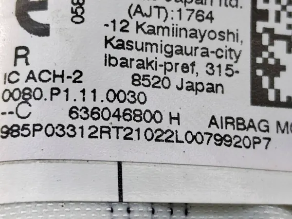 OEM 636046800H Höger Airbaggardin för Renault Clio V image 3