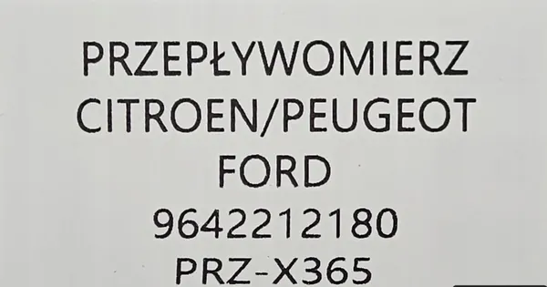 Luftmassenmesser Citroen Peugeot Ford - 9642212180 image 7