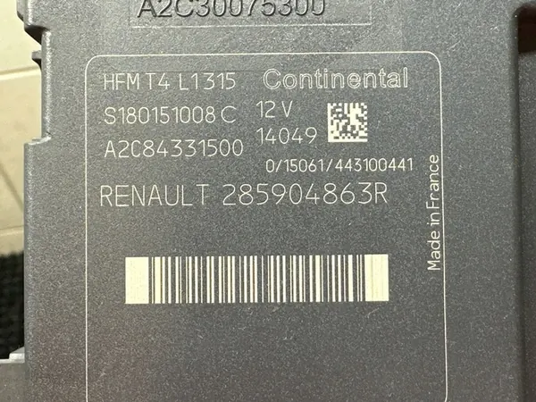 Módulo de imobilizador Renault Clio IV 285904863R image 4