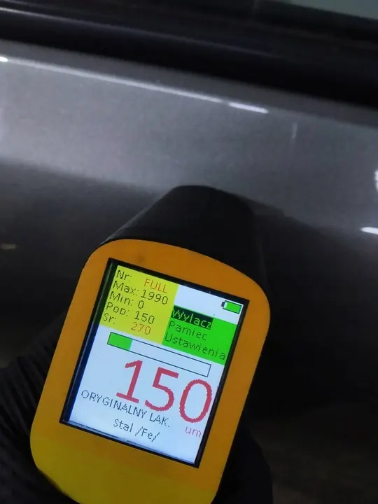 Vänster bakdörr grå Suzuki Baleno II (2015-2022) OEM image 5