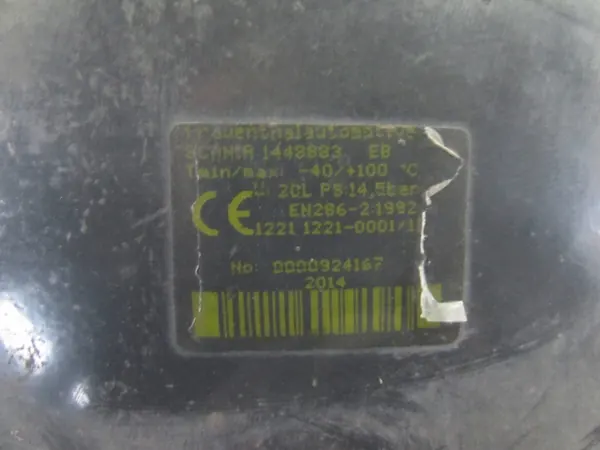 Scania ilmasäiliö OEM 1764721, 1448883 - Käytetty image 7