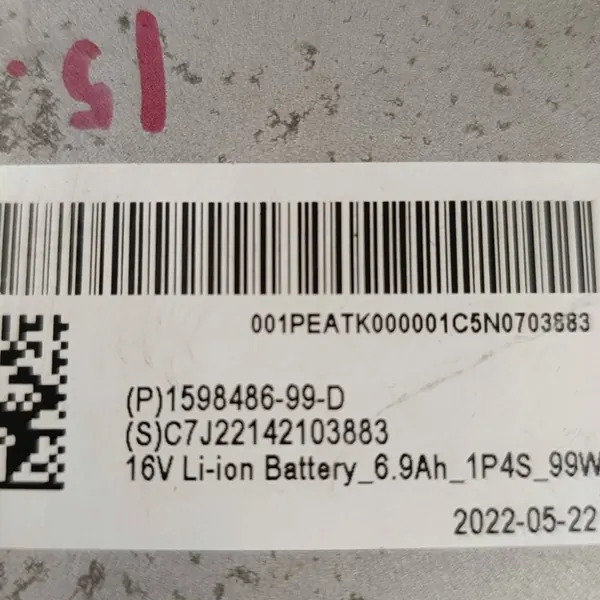 Batterie Tesla OEM 1598486 - 69Ah Occasion pour Model S 2022 image 4