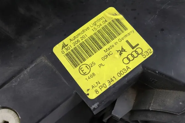 AUDI A3 8P Faro Delantero Izquierdo 8P0941003A image 10
