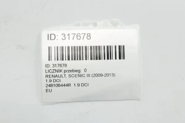 Velocímetro OEM 248106444R para Renault Scenic III 1.9 DCI image 6