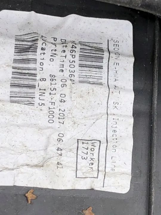 OEM 86151-F1000 Etupuskuri Kia Sportage IV SUV:lle image 6