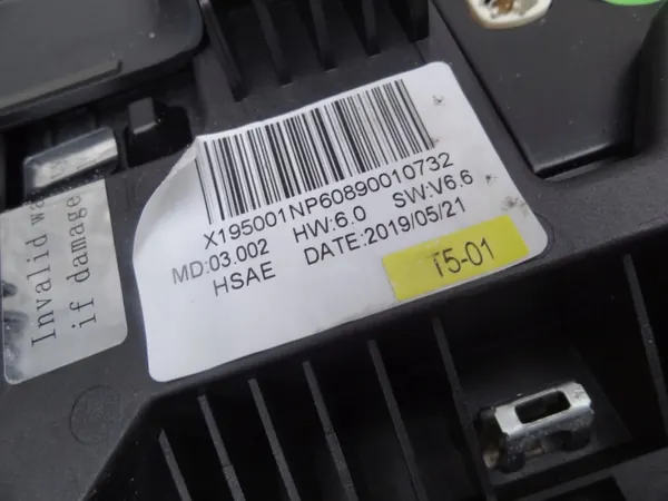 Panel Radio Citroen DS7 Crossback 2019 OEM 9833438380 image 7