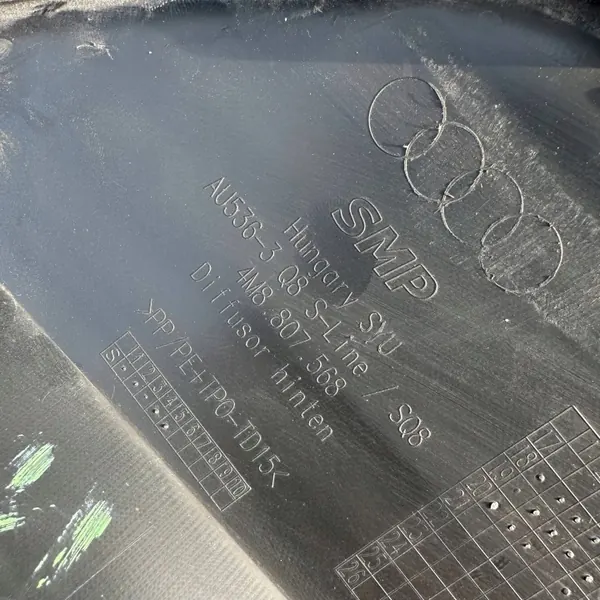 Spoiler Audi Q8 pare-chocs arrière OEM 4M8807568 image 5