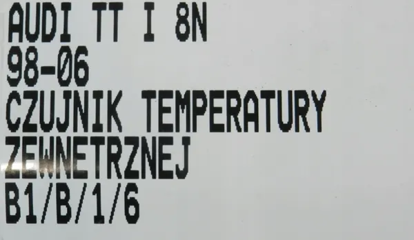 Sensor Temperatura Externa Audi TT I 8N 98-06 OEM image 3