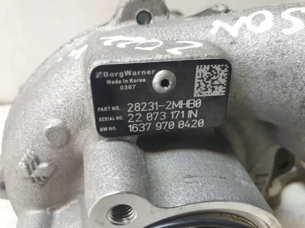 Hyundai Turbo OEM 282312MHB0 voor Tucson Hybrid 2021 image 4