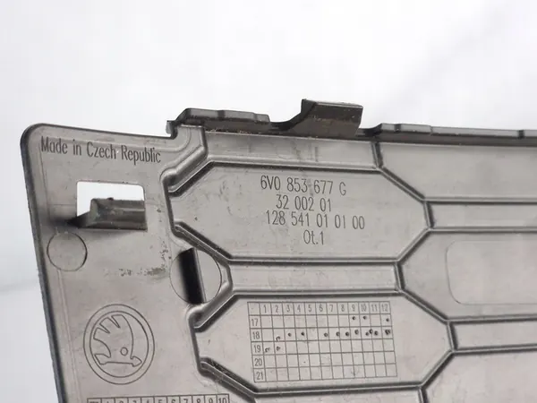 Griglia Paraurti Anteriore Skoda Fabia 3 6V0 OEM 6V0853677G image 5