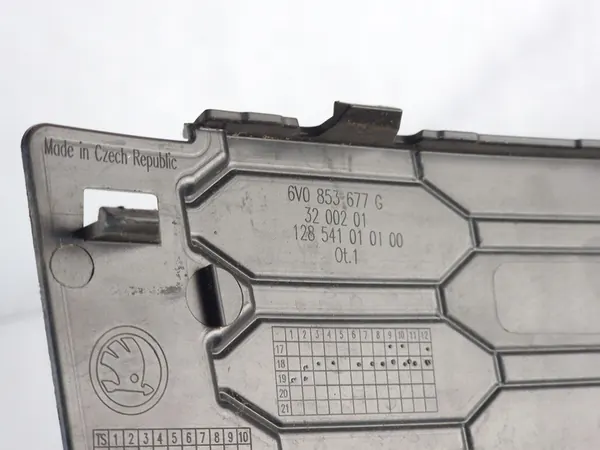 Griglia Paraurti Anteriore Skoda Fabia 3 6V0 OEM 6V0853677G image 6