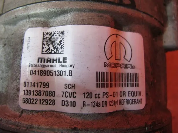 Fiat OE 1391387080 Ilmastointikompressori image 3