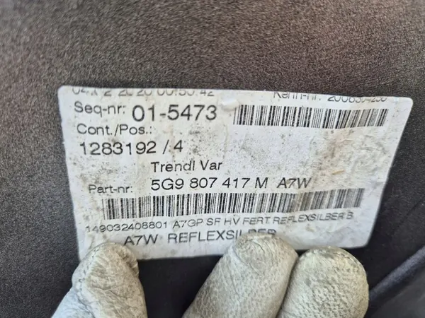 Paraurti posteriore VW Golf 7 VII Kombi 5G9 LA7W image 7