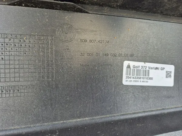 Paraurti posteriore VW Golf 7 VII Kombi 5G9 LA7W image 8