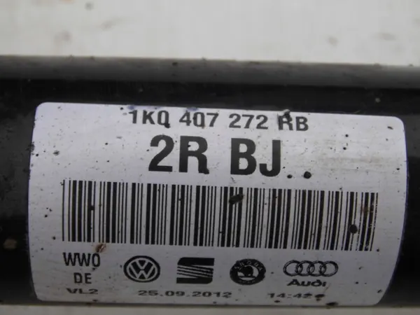 Drivaxel 1K0407272RB Passat B7 Superb II 2.0TDI Höger image 4