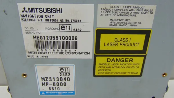 Mitsubishi Pajero L200 DVD-navigointi MZ313040 image 4