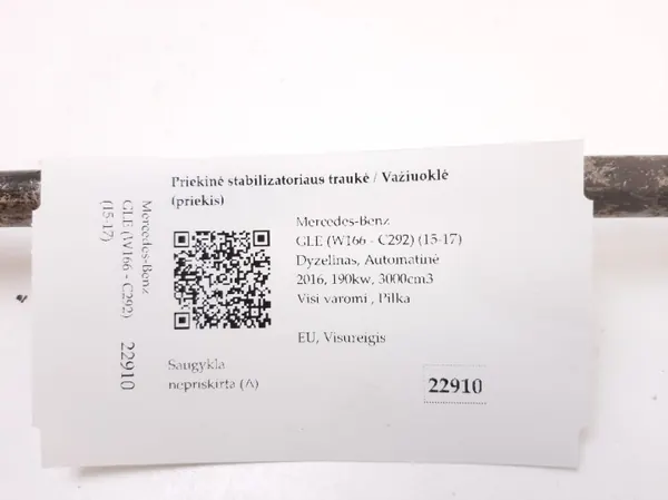 MAM22910 Fram stabiliserarlänk för Mercedes GLE W166 image 6