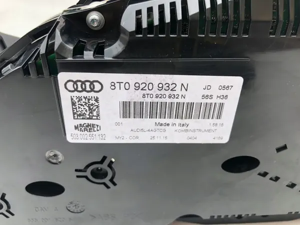 Compteur OEM 8T0920932N Audi A5 8T - 25km image 8