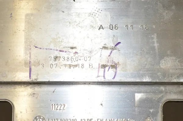 Viga do para-choque traseiro BMW 5 (G30) 51127373850 image 4