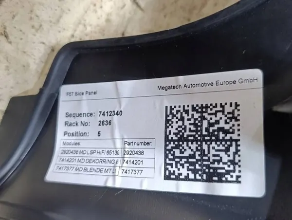 OEM 7414201.S7 Capa assento traseiro direito Mini Cooper S image 5