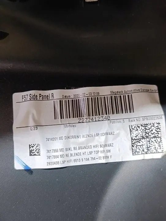 OEM 7414201.S7 Capa assento traseiro direito Mini Cooper S image 6